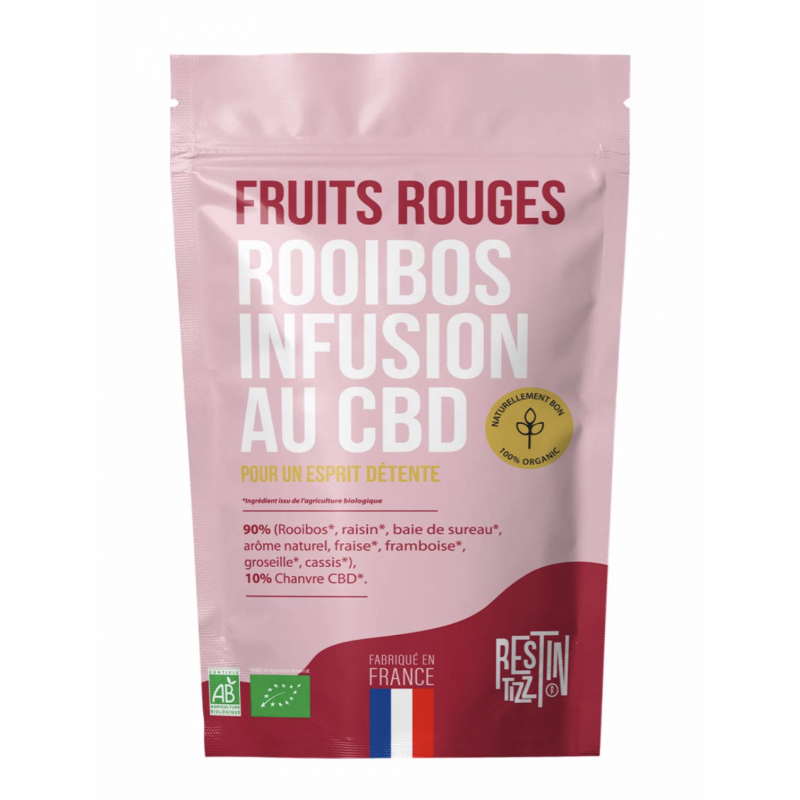 ROOIBOS INFUSION BIO AU CBD FRUITS ROUGES