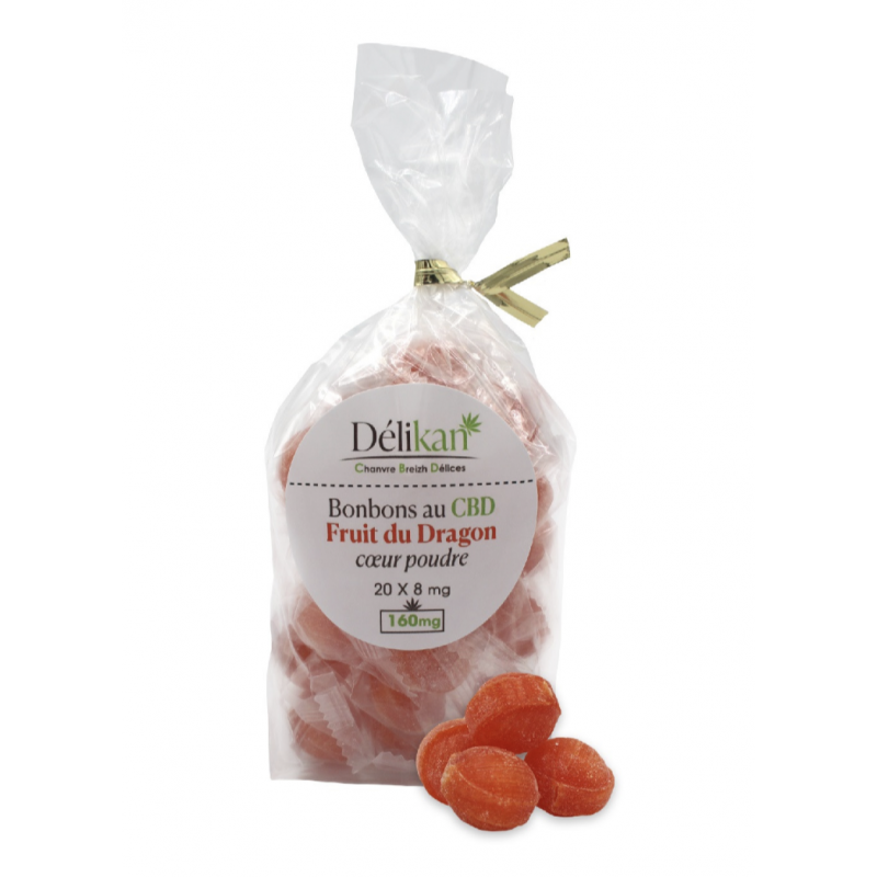Bonbons CBD - Fruit du Dragon - 160mg