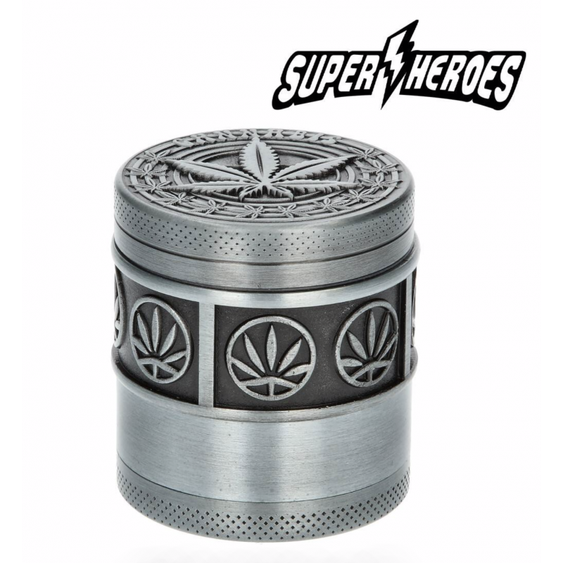 GRINDER METAL SUPER HEROES MULTI LEAF 40MM