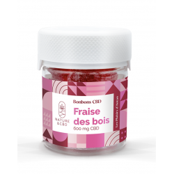 Bonbons CBD Fraise des bois...