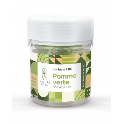 Bonbons CBD Pomme verte -...