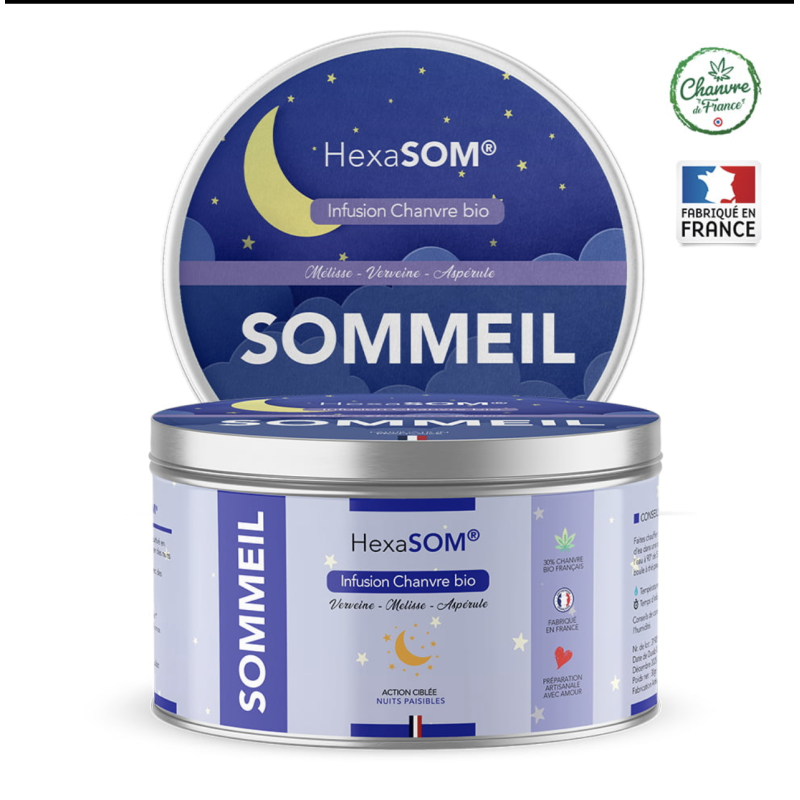 INFUSION SOMMEIL 30% CHANVRE BIO FRANÇAIS 30G