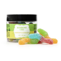 Bonbons CBD Serpents Acidulés