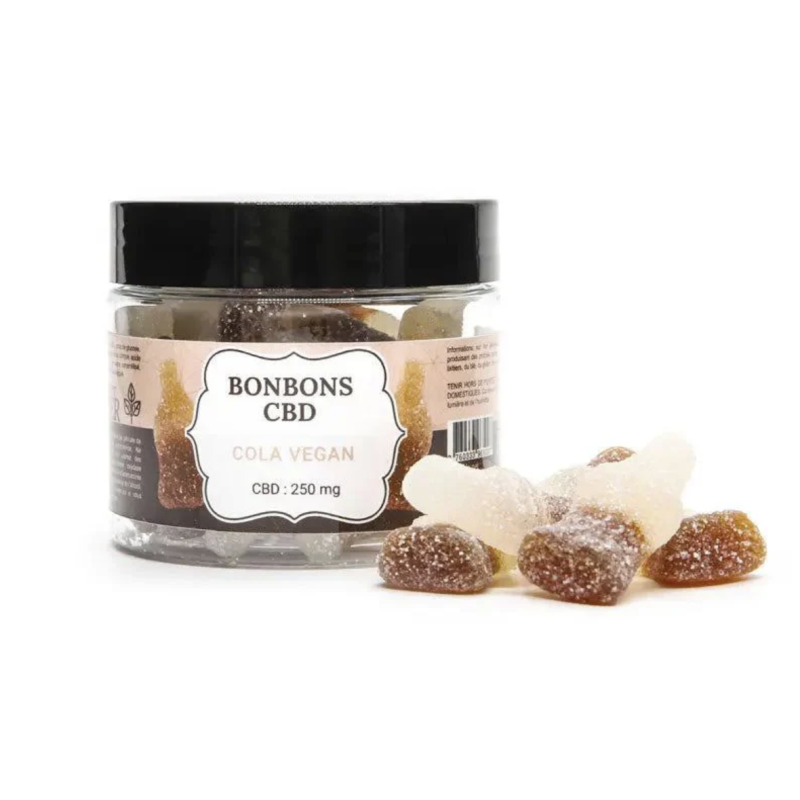 Bonbons CBD Bouteilles Cola