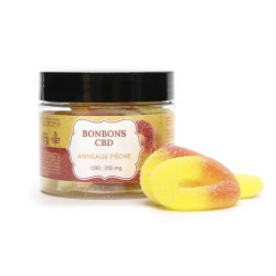 Bonbons CBD Anneaux Pêche