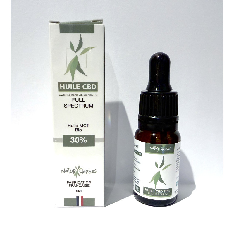 Huile CBD Full Spectrum 30% MCT bio