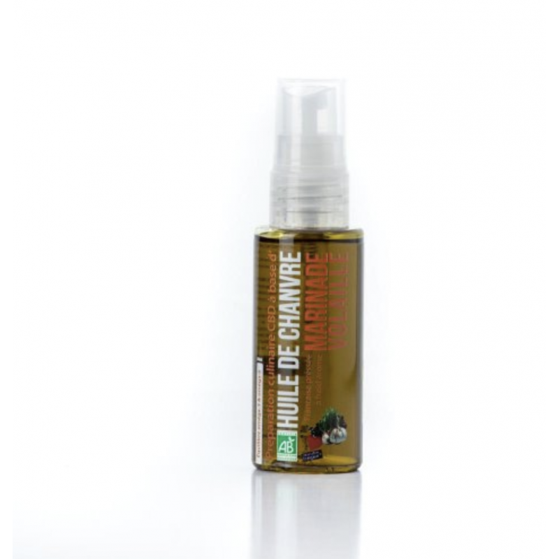 Marinade Volaille Bio CBD | Huile de chanvre culinaire Biologique au CBD
