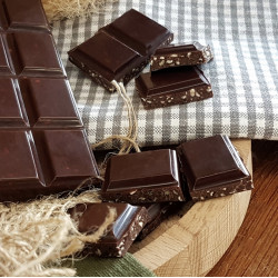 Chocolat noir artisanal au...