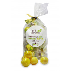 Bonbons CBD verveine/citron