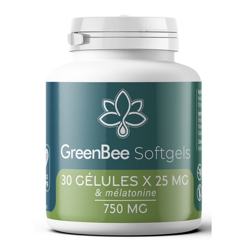 Gélules CBD & mélatonine 30x25mg