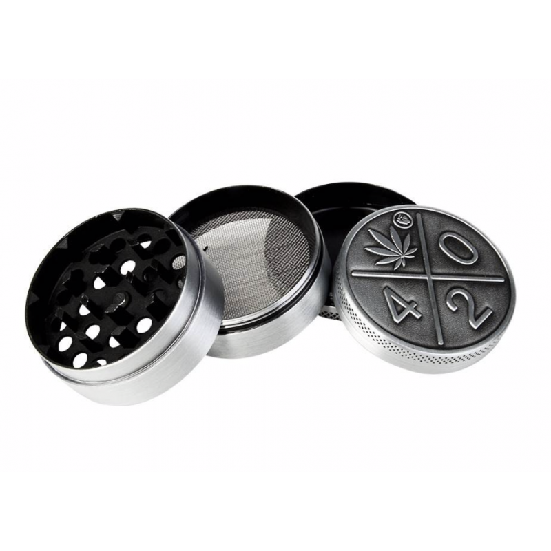 GRINDER METAL FIREFLOW 420 LEAF Natur'Herbes