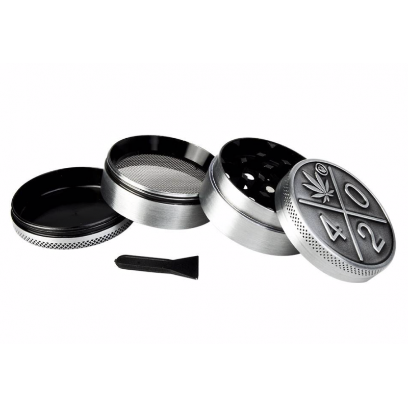 GRINDER METAL FIREFLOW 420 LEAF Natur'Herbes