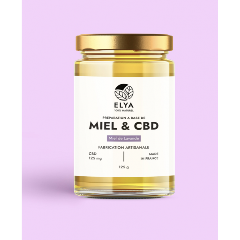 Miel de lavande au CBD