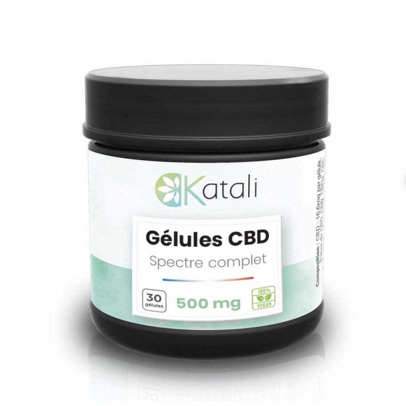 30 Gélules CBD 16mg (500mg) – Katali