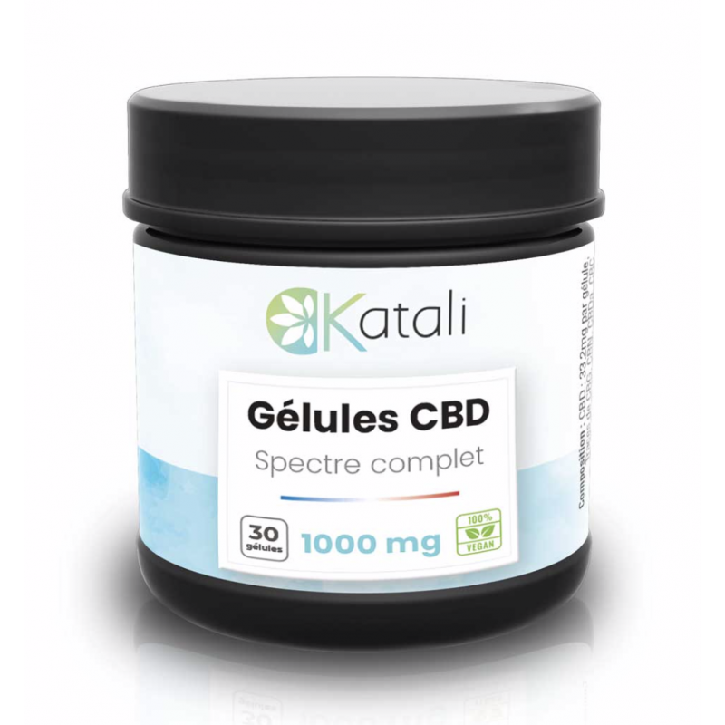 30 Gélules CBD 33mg (1000mg) – Katali