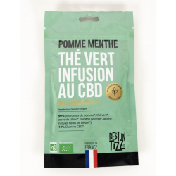 Infusion bio au CBD Pomme...