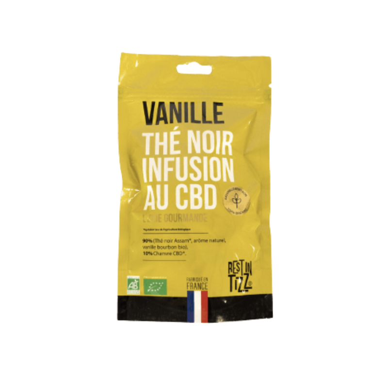THÉ NOIR INFUSION AU CBD VANILLE