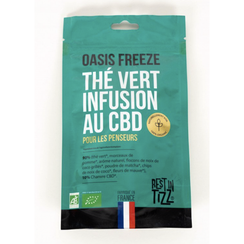 THÉ VERT BIO AU CBD OASIS FREEZE