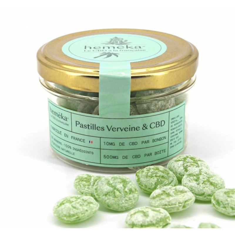 Pastilles Verveine & CBD 10 Mg
