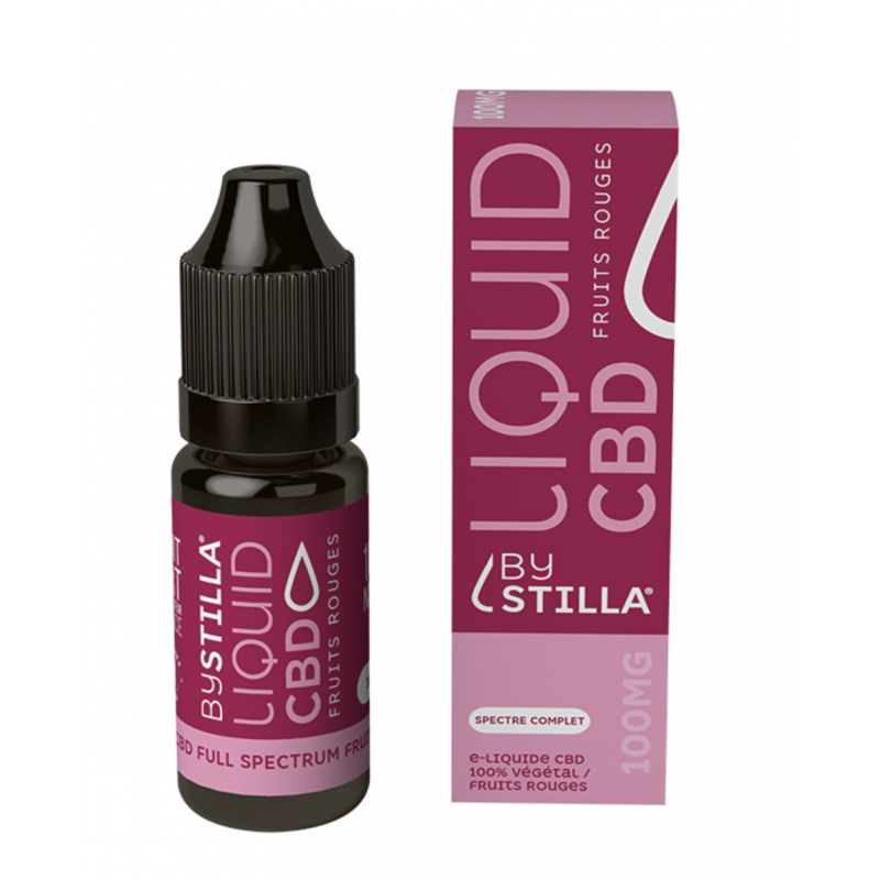 ELIQUIDE CBD FRUITS ROUGE - BYSTILLA®